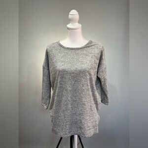 CLEARANCE! Gray Boutique Crewneck Full Length Sweater Size S NWT